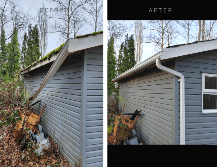 Aluminum Gutter, Downpipe and Cladding Installation in Vancouver, BC