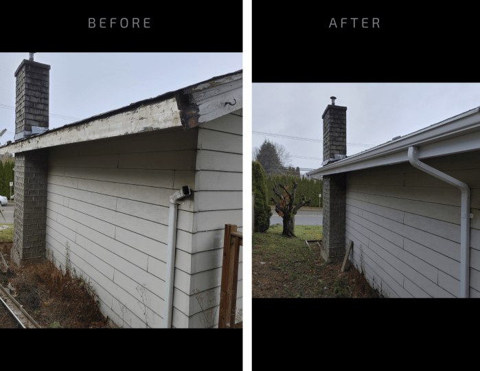 Aluminum Gutter, Downpipe and Cladding Installation in Vancouver, BC